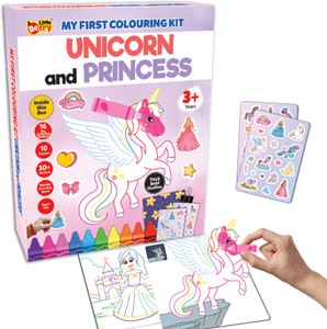 Little Berry My First Colouring Kit for Kids: Unicorn & Princess ...