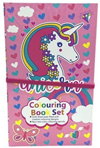 Flipkart.com | Barbarik Unicorn Theme Coloring Book with 8 Double Side ...