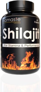 Namaste Veda Ayurvedic Shilajit/Shilajeet Capsule For Power Stamina ...