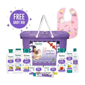 Shopsy Himalaya Happy Baby Gift Pack with Baby Bib (9 in 1) - Image 1