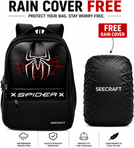 SEE-CRAFT 35L Spider Print Backpack Pack of 35 - Image 6
