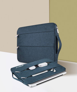 KCY Laptop Bag Case 15.6 Inch With Shoulder Starp, Slim Computer Sleeve Cover Compatible With MacBook Air 15 M2, New MacBook Pro 16 M1 2021-2023, 15-16 Inch Hp Lenovo Dell Acer