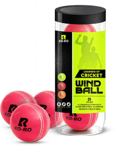 KORO KO-RO Premium Pro X-20 Cricket Ball/Wind Balls for Indoor