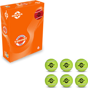 SNICK Heavy Cricket Tennis Balls - Box Of 12 (145-150g) - Durable For Practice & Tournaments