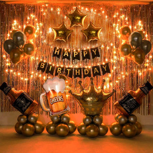 Shopsy Party Midlinkerz Birthday Decorations Kit with LED Light - Image 1
