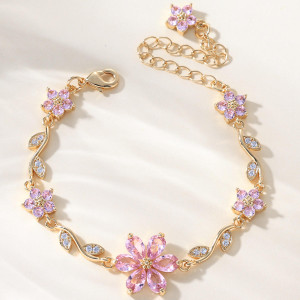 Shrija Enterprises Gold-plated Cubic Zirconia Bracelet - Image 6