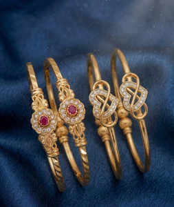 Kriva Trading Alloy Gold-plated Bangle Price in India - Buy Kriva