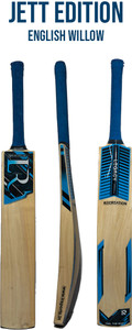 LR Sports Grade 1 :LR English Cricket Bat - Jett Edition Blue (Leather