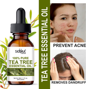 Picture of Skiura Nature Tea Tree Essential Oils for Skin, Hair, Face, Acne Care ...
