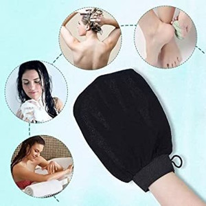 HIHORIYA Exfoliating Body Glove for Dead Skin, Tan Removal for Face and