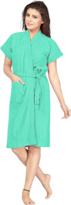 Lovira Sea Green XXL Bath Robe - Buy Lovira Sea Green XXL Bath Robe ...