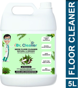 DRCLEANER Organic Floor Cleaner Liquid 5L (NEEM OIL). Kills Germs ...