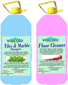 Vascato Advanced Formulated Floor Cleaner & Tiles marble Shampoo Combo ...