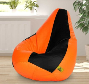 beanfiller XXL Pouffe Bean Bag Cover (Without Beans) Price in India