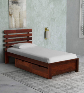 Chetan Interiors Solid Sheesham Wood Single Bed Solid Wood Single ...