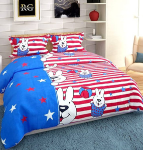 CHOIX 300 TC Cotton King 3D Printed Flat Bedsheet - Buy CHOIX 300 TC ...