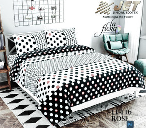 YASHI DÉCOR Cotton Double King Bedsheet - Image 1