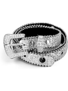 Ofifo Women White Artificial Leather Belt - Image 5