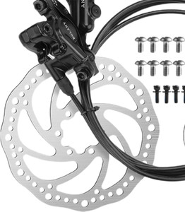 Kit Frein Hydraulique Avant Litepro Pour VTT/EBIKE - Étrier Et Levier Avec Durites 1600mm