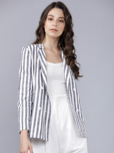 Tokyo Talkies Striped Double Breasted 