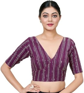 SCUBE DESIGNS V-Neck Women Blouse - Buy SCUBE DESIGNS V-Neck Women Blouse  Online at Best Prices in India