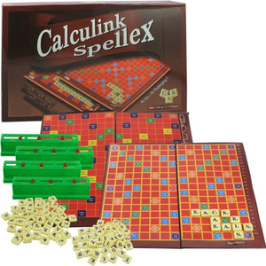 Jayaansh Traders Calculink Spellex Crossword Game for Kids Educational