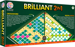 Ratnas Brilliant 2in1 (1972) Crossword Mental Maths Double Challenge