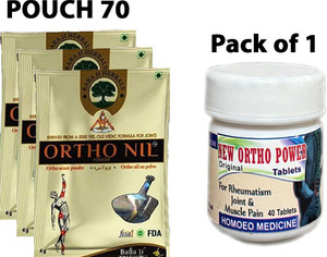 Greenstone 70 orthonil powder For Joint Pain + 1 New Ortho Power Tablet