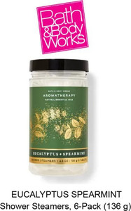 Bath and Body Works Aromatherapy Eucalyptus Spearmint Shower Steamers ...