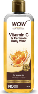 WOW SKIN SCIENCE Vitamin C & Ceramide Body Wash|Glowing & Hydrated Skin