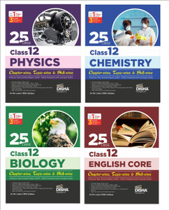 Combo 25 Cbse Class 12 Physics, Chemistry Biology & English Chapter ...
