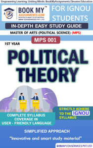 IGNOU MPS 1 Political Theory In Depth Guide For Ignou Student: Buy ...