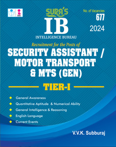 SURA`S IB (Intelligence Bureau) Security Assistant Motor Transport
