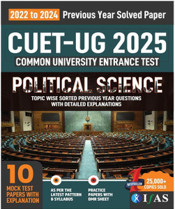 CUET UG Political Science Book | Previous Year Solved Papers - 2025 ...