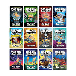 Dog Man Series 1-12 Book Collection: Buy Dog Man Series 1-12 Book