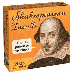 Shakespearean Insults 2023 Day to Day Calendar: Buy Shakespearean