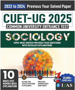 CUET UG Sociology Book - 2026 | Previous Year Solved Papers (2022-2024 ...