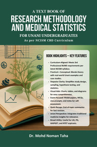 A Text Book RESEARCH METHODOLOGY AND MEDICAL STATISTICS - For Unani ...