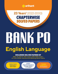 22 Years' Chapterwise Solved Papers Bank PO English Language 2021-2000 ...
