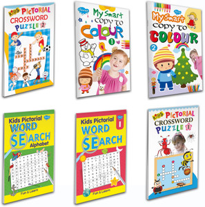 Kids Pictorial Crossword Puzzle 2 My Smart Copy to Colour 2 Pictorial