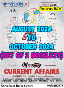 Vision IAS Monthly Magazine Current Affairs AUGUST to OCTOBER 2024 ...