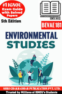IGNOU BEVAE 181 Study Material & Book Environmental Studies (BA New ...