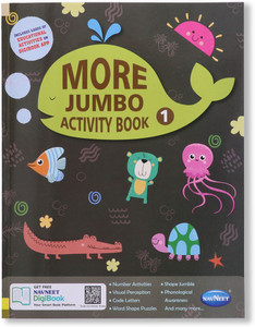Navneet More Jumbo Activity Book 1- Fun Activities for Kids- Visual ...