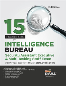 Disha 15 Practice Sets for Intelligence Bureau Security Assistant ...