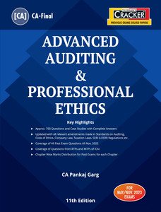 Taxmann's CRACKER for Advanced Auditing & Professional Ethics (Paper 3 ...