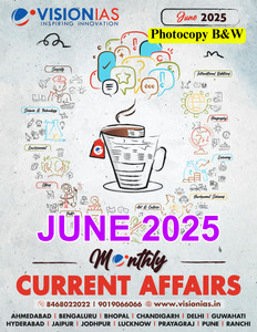 Vision IAS Monthly Magazine Current Affairs JUNE 2025 Latest | English ...