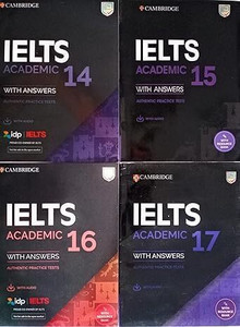 Ielts Academic combo 14-15-16-17 (Set of 4 books) Latest edition