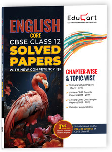 (OLD) Educart CBSE Class 12 English Core Chapter-wise Solved Papers ...