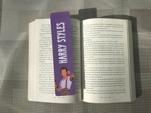 craft maniacs HARRY STYLES PURPLE MATT LAMINATED BOOKMARK HARRY STYLES