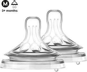 DBb Remond 140500 – Tettarella In Silicone Anti-colica Per Neonati 0-4 Mesi – 2 Fori, Compatibile Con Biberon DBb